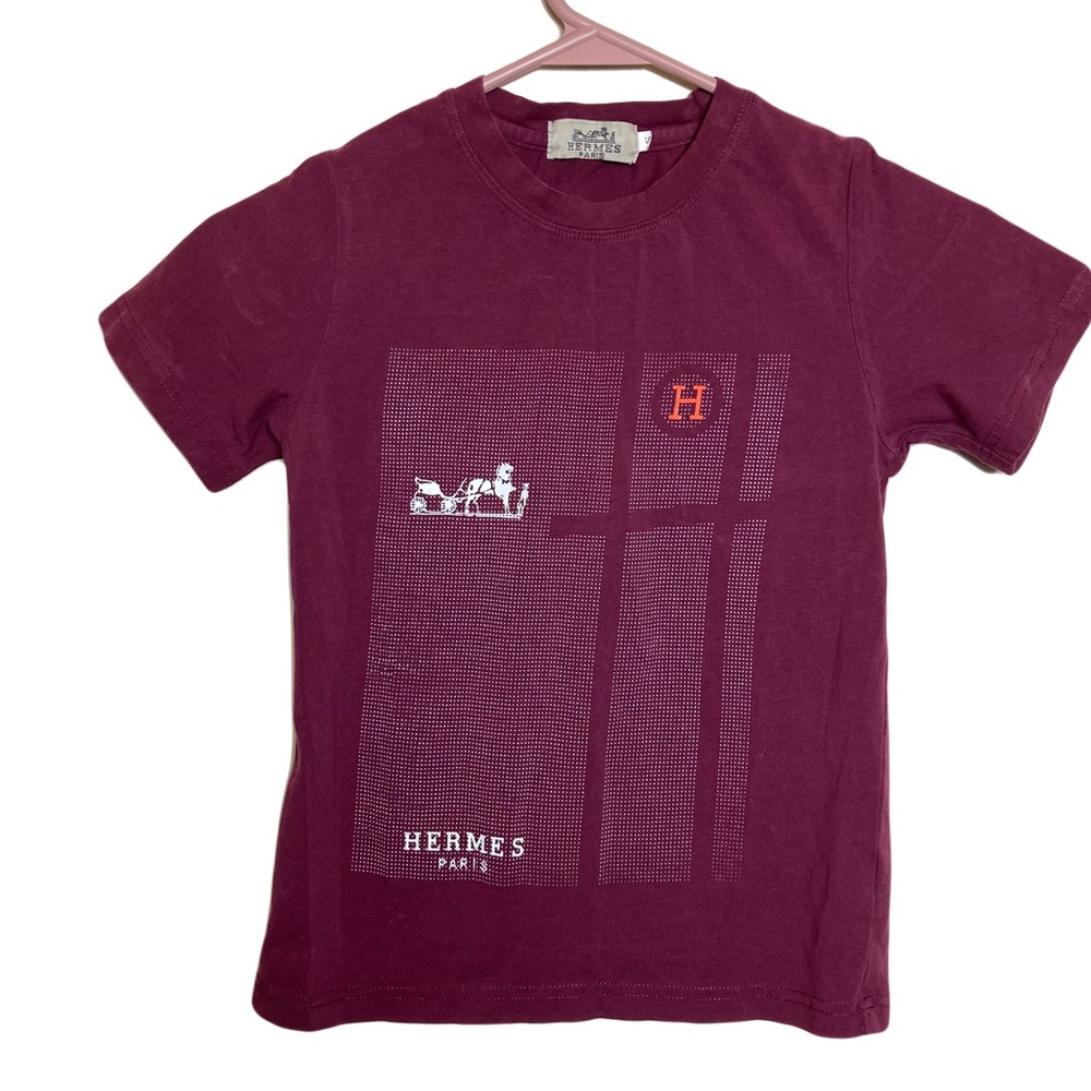 Kids Fashion Top Small Burgundy